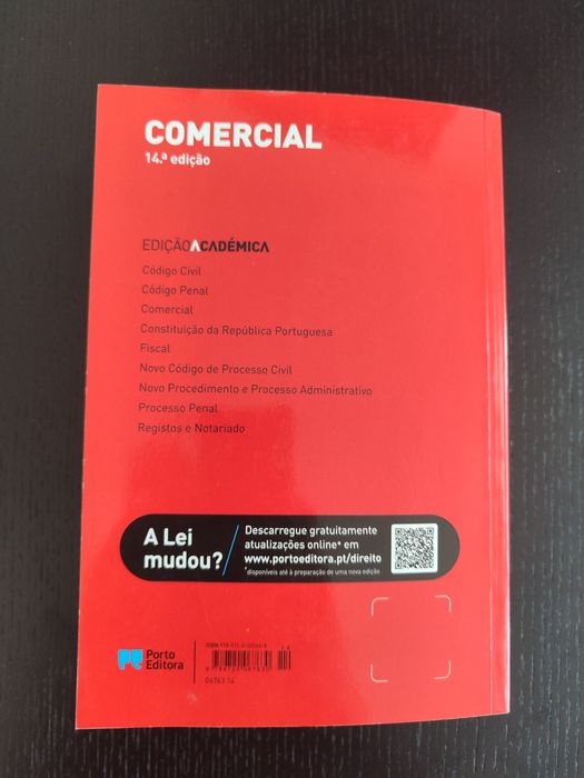 Código Comercial, Código das Sociedades Comerciais e Legislação Conexa