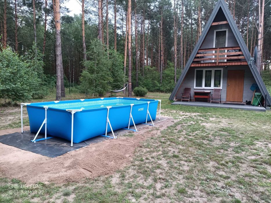 Do wynajęcia domek typu Brda w lesie przy łowisku, agroturystyka.