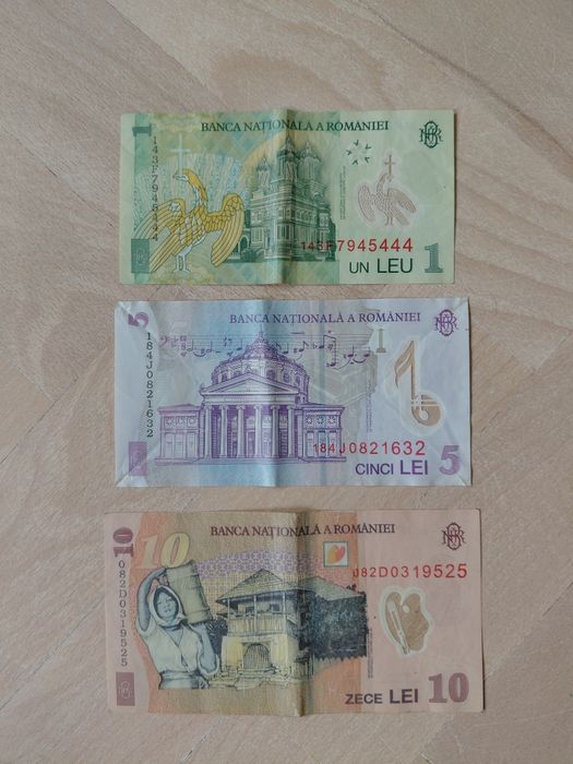 Banknoty z Rumuni