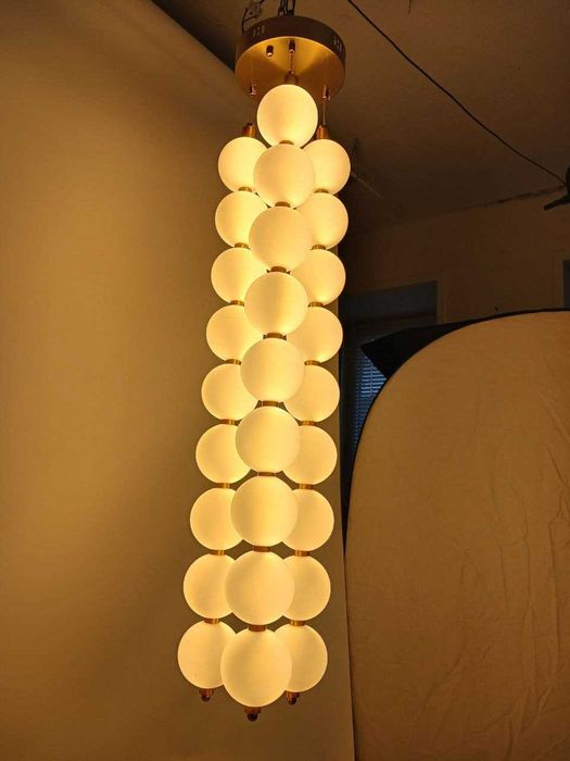 Люстра сучасна підвісна перлина VALESO G3871-27 Copper 66W