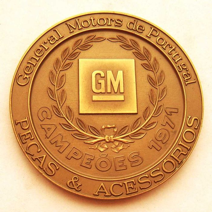 Medalha de Bronze Carros General Motors Open Vauxhall Bedford Ac-Delco