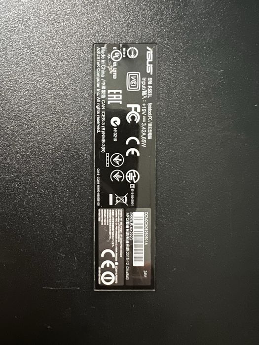 Laptop Notebook 15.6” ASUS R553L i7 8GB 128SSD GT740M Windows 7