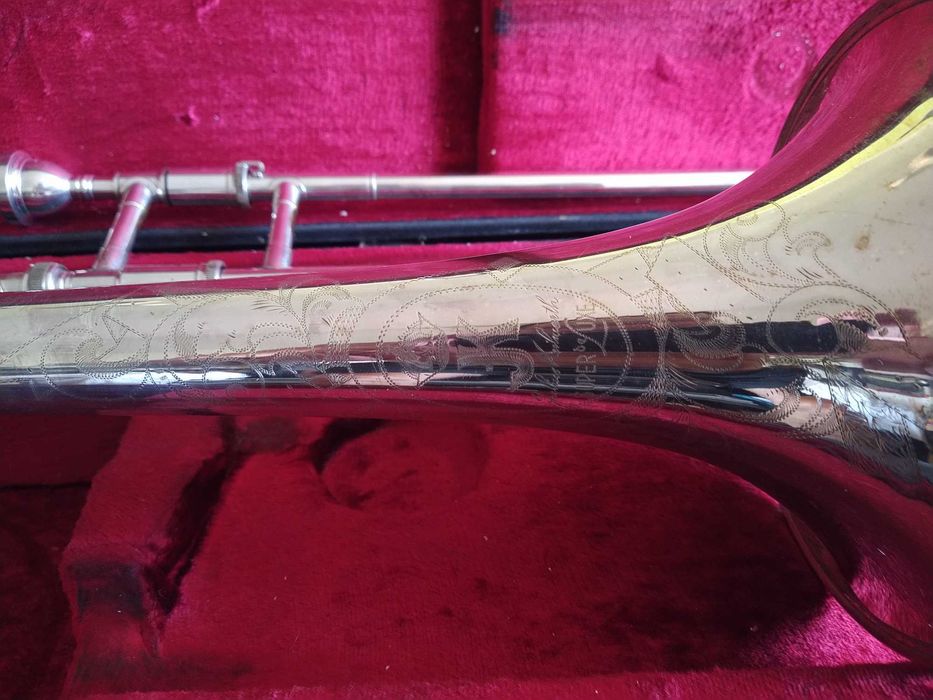 Trombone de varas Julius Keilwerth, Super de Luxe. Ano 1956 a 1958