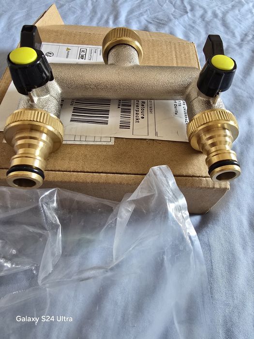 Saída dupla para torneiras