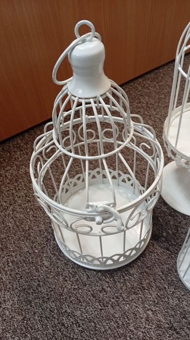 Klatki dekoracyjne ozdoby ślub chrzest komunia shabby Chic boho