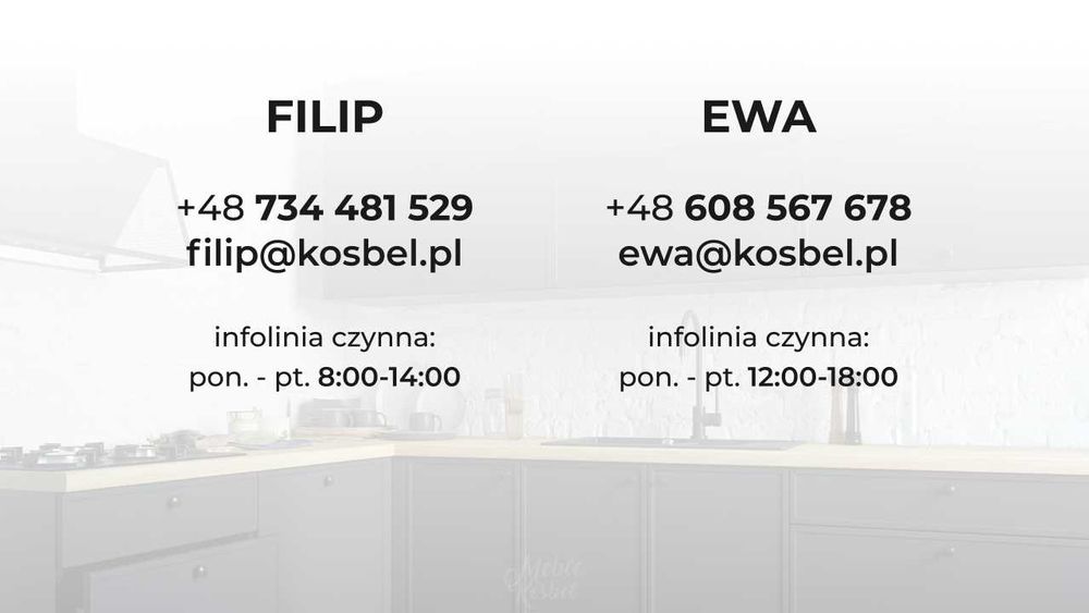 SK Kuchnia AKRYL meble, szafki kuchenne połysk TRANSPORT wycena