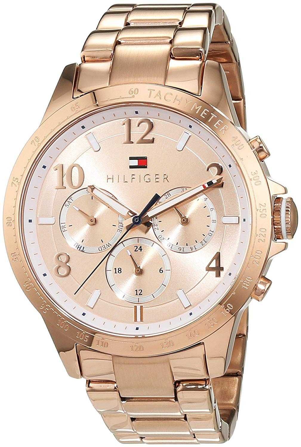 Relogio rose best sale tommy