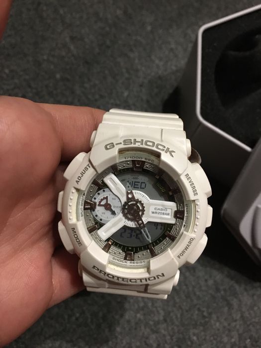 Zegarek Casio G-SHOCK gshock GMA-S110CM-7A2 biały