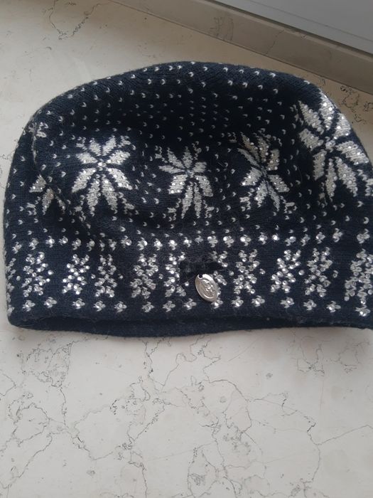 Czapka beret z wełny