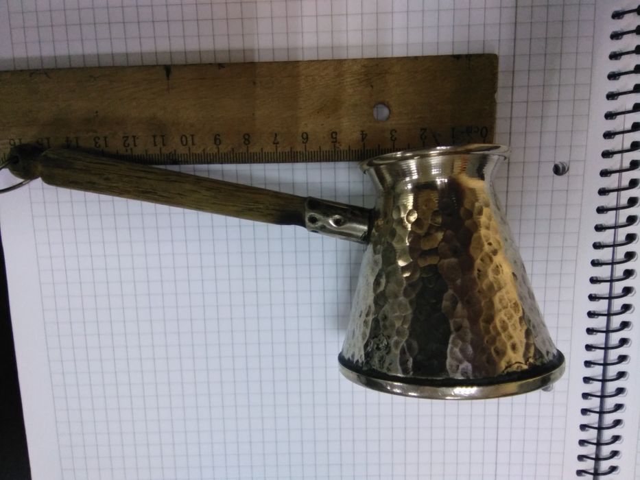 Турка джезва кофеварка мідь покрит срібло Армения раритетСССР 70-100мл