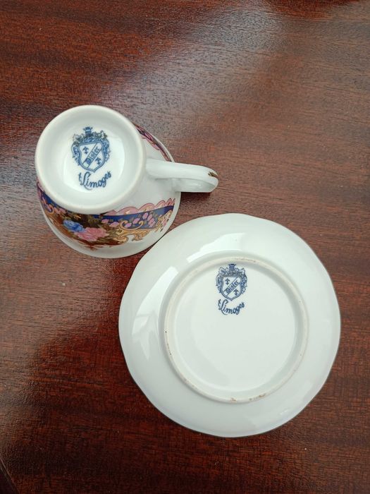 Serviço Chá/Café em Porcelana Limoges (Dister) - 16 Peças