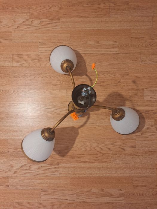 Żyrandol wiszący 3xE27 dwie sztuki