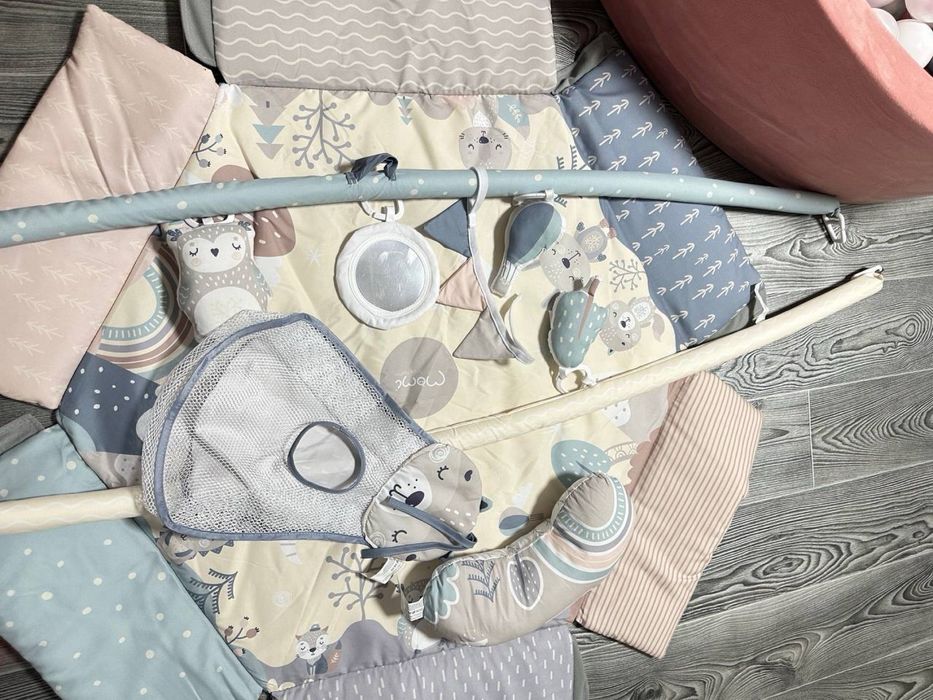 Дитячий розвиваючий килимок MoMi Pastel