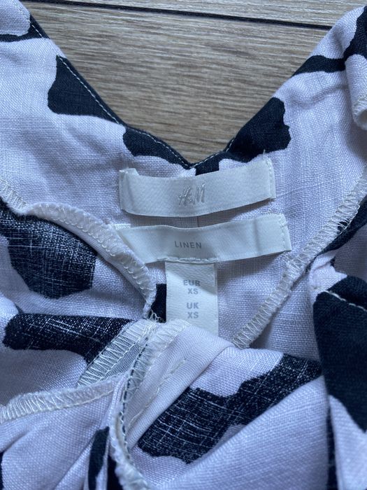 100% lniany top. H&M. Premium.