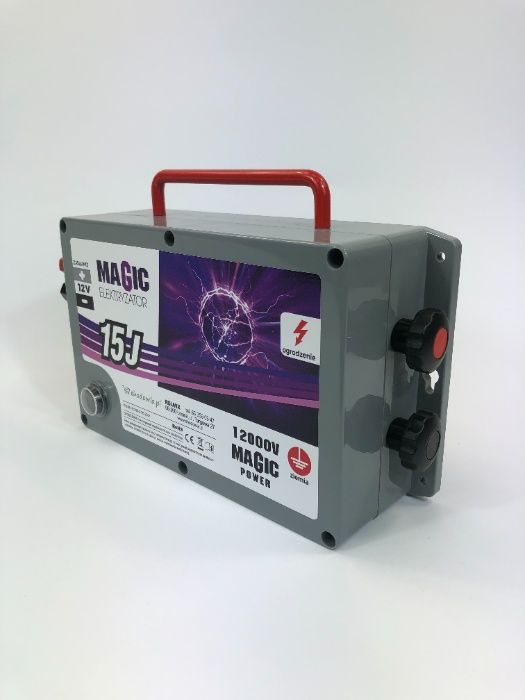 Uniwersalny Elektryzator Pastuch elektryczny o dużej mocy - MAGIC 15J