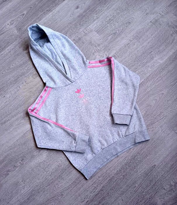 Adidas утеплене худі олімпійка /Nike світшот кофта на дівчинку 6-7р/11