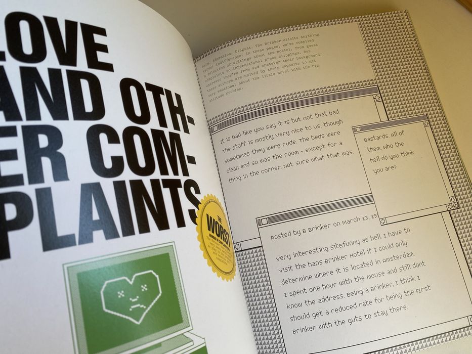 The Worst Hotel in the World. Livro de artes graficas e marketing.