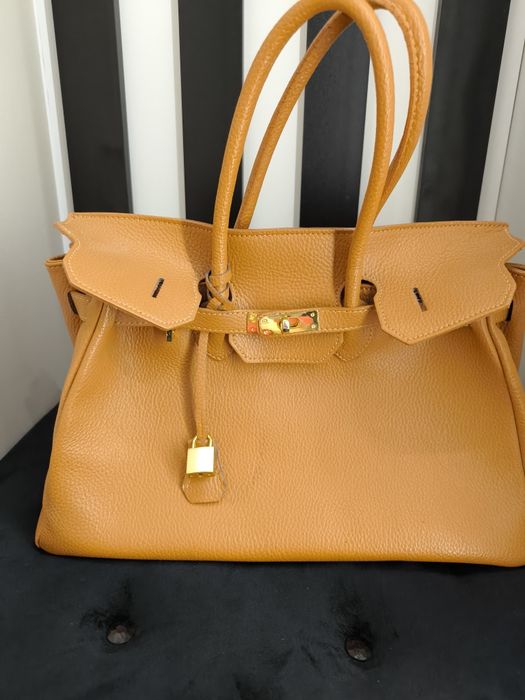 Torba kuferek musztardowa