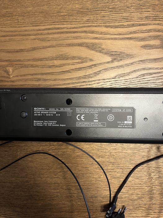 Soundbar SONY com Subwoofer