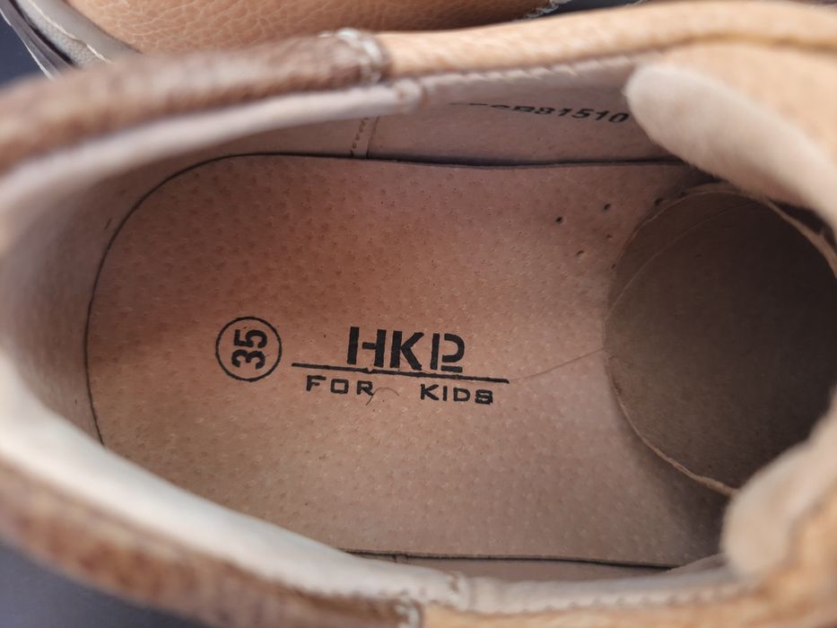 Nowe buty dziecięce na rzepy Haker, rozm.35, dł wkł.22cm