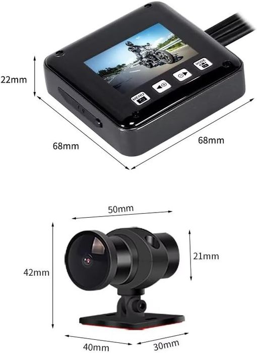 Мото відеореєстратор,VSYSTO Motorcycle Dash Cam