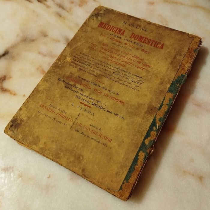 Raro Livro de Culinária - Ano de 1898