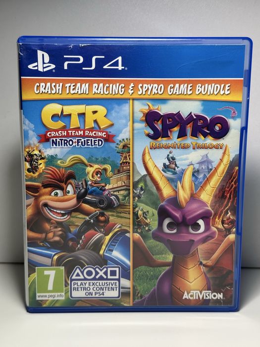 PL 2w1 Double Pack Crash Team Racing + Spyro Reignited Trilogy PS4