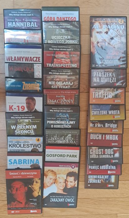 Zestaw filmów 135 tytułów DVD