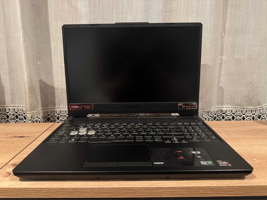 Portátil ASUS TUF GAMING A15 FA506QM RTX 3060, R7, 16GB, 512GB, 144HZ