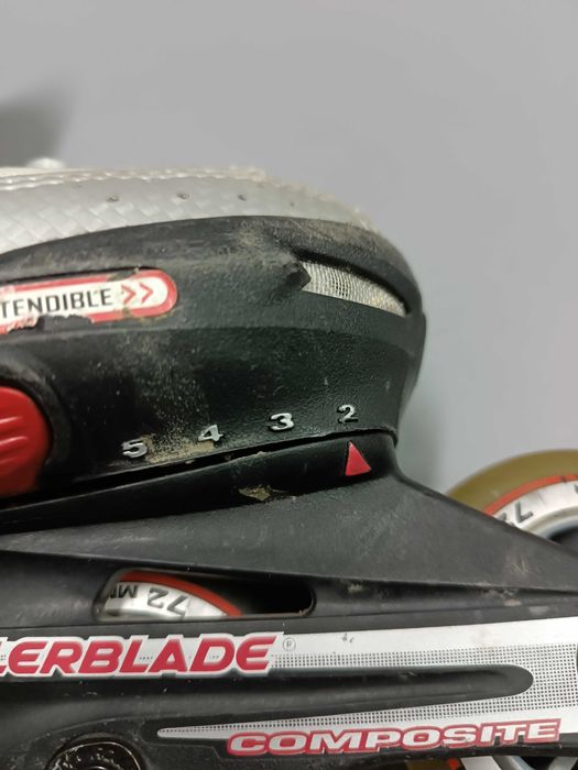 Rolki z regulacją rozmiaru buta