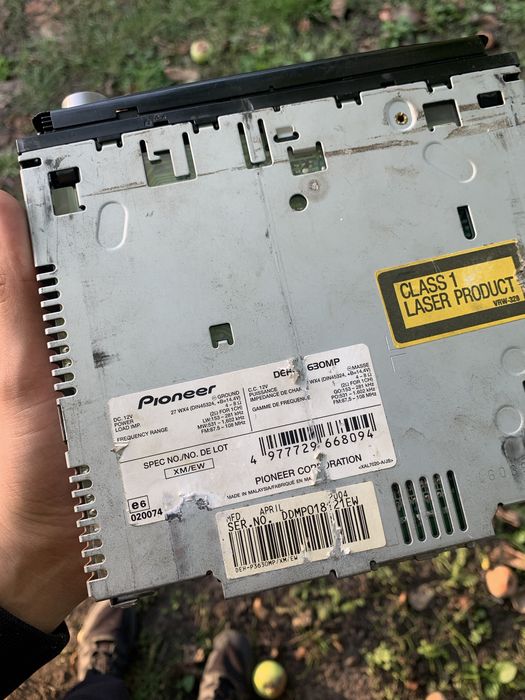 Продам магнитолу Pioneer DEH p3630mp Bluetooth