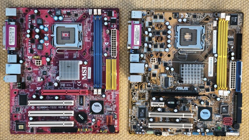 Motherboards Intel e Amd