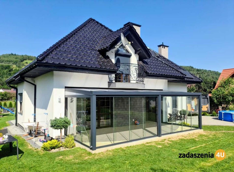 Zadaszenie tarasu, ogrody zimowe, wiaty, pergole, szklane zabudowy