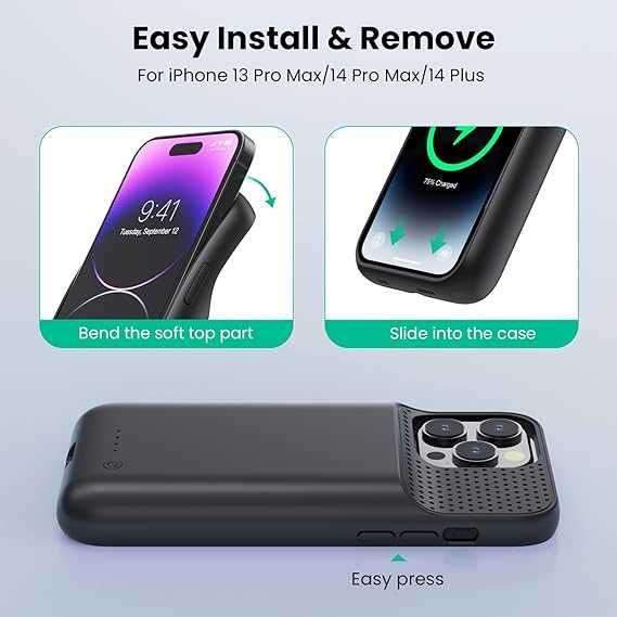 Etui na baterie do iPhone'a 14Plus/14Pro Max/13Pro Max