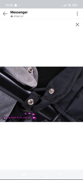 Pokrowiec na nóżki do wózka osłonka