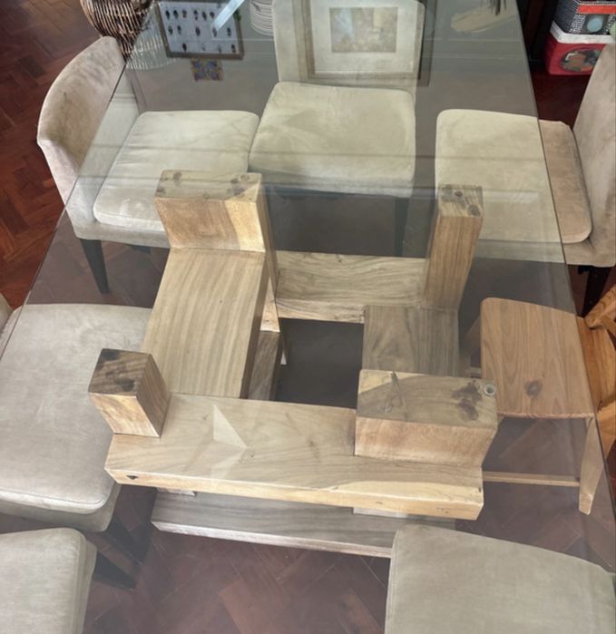 Mesa de jantar com oferta 5 cadeiras
