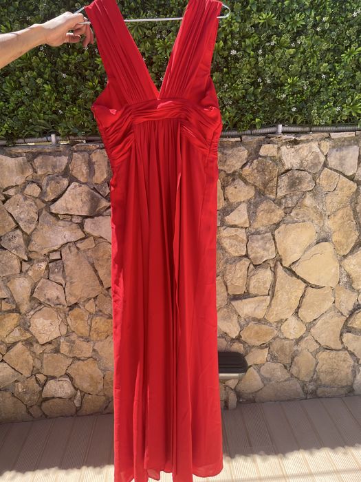 Vestido de cerimónia (vermelho)
