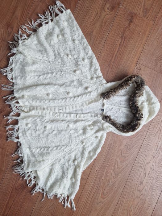 Narzutka  bolerko  146/152 sweter alba komunijny pierwsza komunia