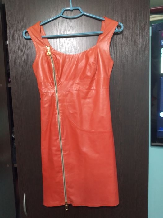 Платье, сарафан натуральная кожа