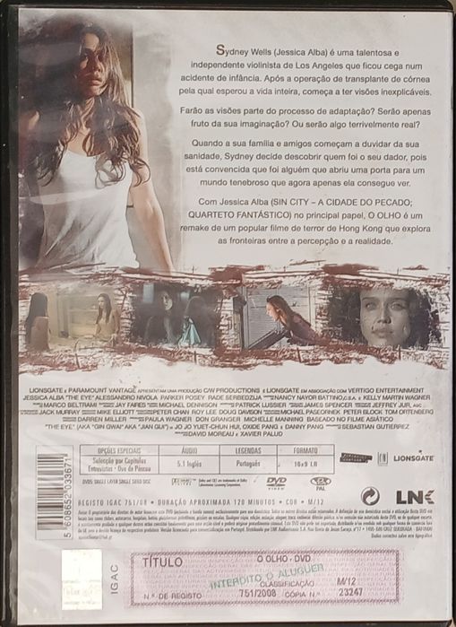 DVD O Olho c/ Jessica Alba