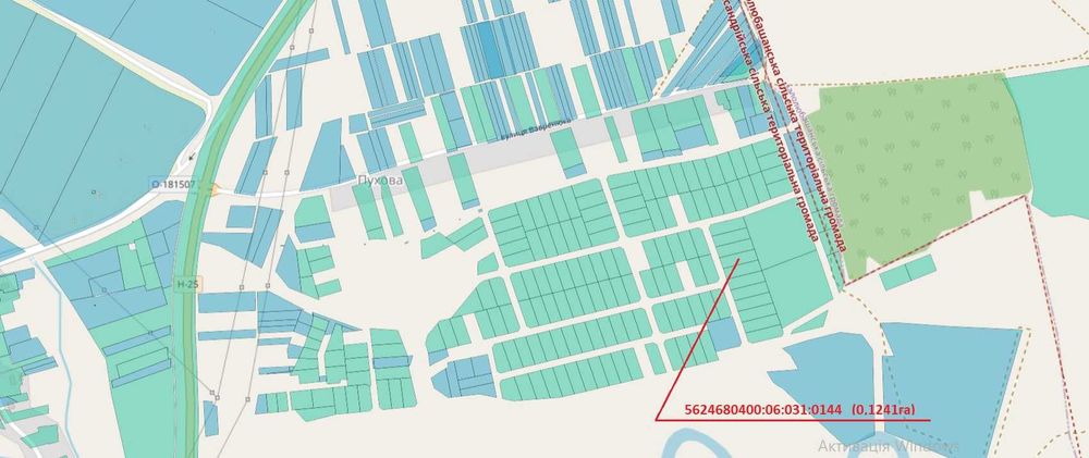 Продам земельну ділянку с.Пухова (Олександрійська ТГ).