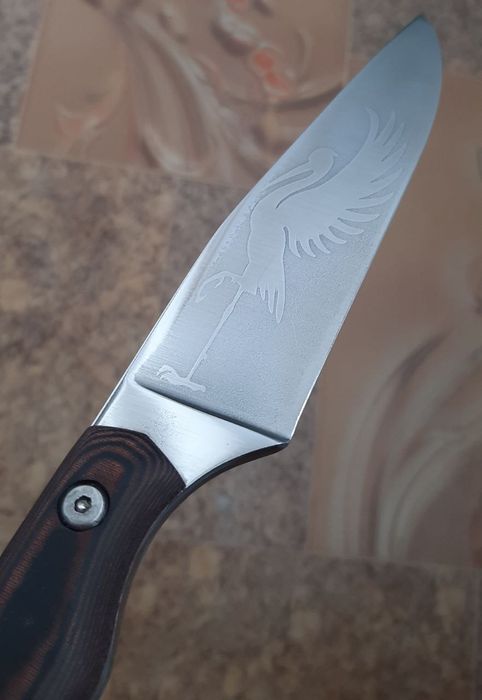 Ніж кухонний, туристичний. Нож кухонный. Сталь 50х14МФ