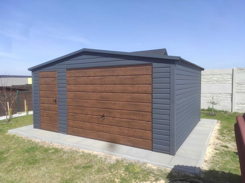 Garaż Blaszany 6x6 6x7 7x7 4x6 garaże na każdy wymiar!