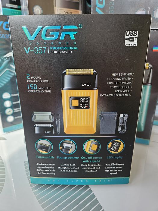 Шейвер професійний vgr 357  тример бритва профессиональная трімер