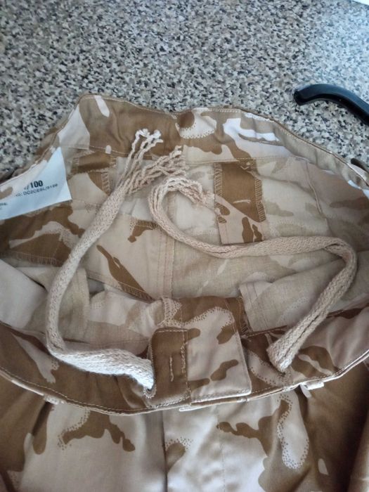Calções camuflados militares DPM Deserto do Exército britânico Ripstop - Lote de 2 pares