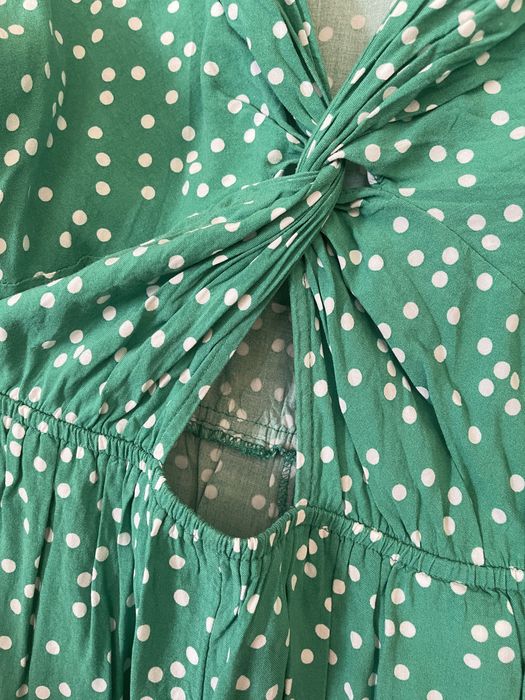 Zielony kombinezon w kropki rozmiar L New Yorker