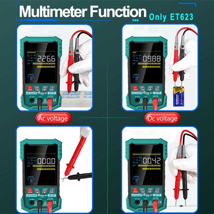 Tooltop et622/623 - Testador e Mapeador de cabos de rede / Poe tester