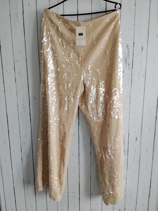Nowe, cekinowe spodnie, cekiny na różne okazje 14