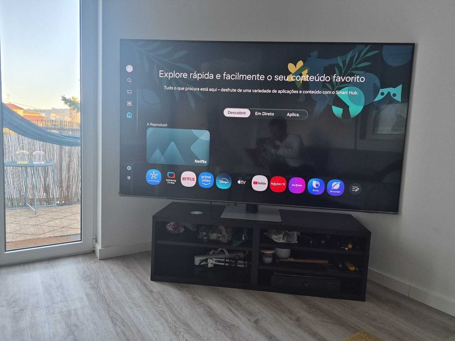 TV SAMSUNG QLED75, na garantia, com fatura  (189 cm - 4K Ultra HD - Smart TV)