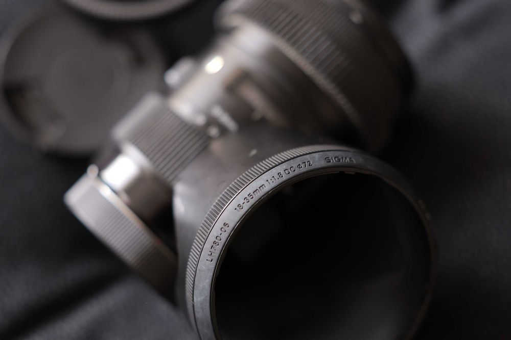 Sigma 18-35mm f/1.8 DC HSM Art – Canon EF | zestaw pod film